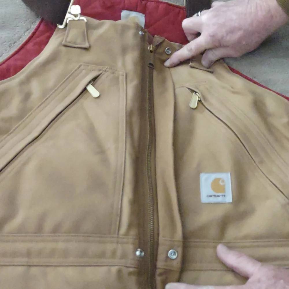 NWOTCarhartt men's bib overalls insulated,42x30 READ DETAILS! - Picture 9 of 9